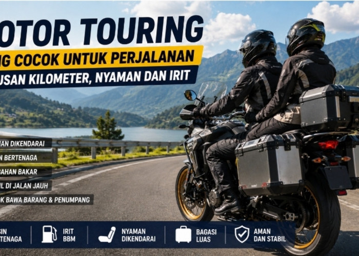 Motor Touring yang Cocok untuk Perjalanan Ratusan Kilometer, Nyaman dan Irit