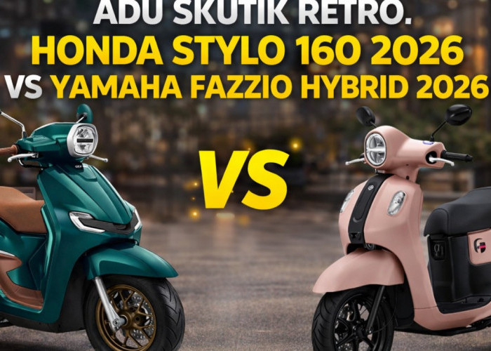 Adu Skutik Retro! Honda Stylo 2026 vs Yamaha Fazzio 2026, Mana Lebih Worth It Dibeli?