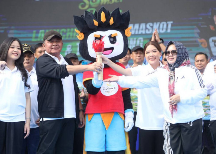Herman Deru Luncurkan Logo, Maskot Si Bara, dan Theme Song FORPROV II KORMI Sumsel 2026