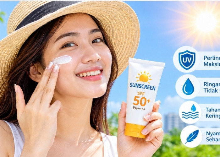 Sunscreen untuk Cuaca Panas dan Lembap, Pilih yang Ringan, Tidak Lengket, dan Nyaman Dipakai Seharian