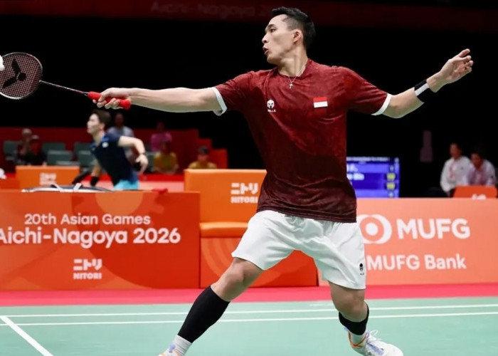 Jonatan Christie Gagal Sumbang Poin, Tim Beregu Putra Indonesia Tertinggal 0-1 dari Malaysia