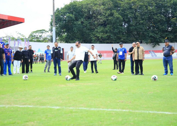 Sekda Sumsel Edward Candra Resmi Buka Turnamen Sepak Bola RS Siti Fatimah Cup IV 2026