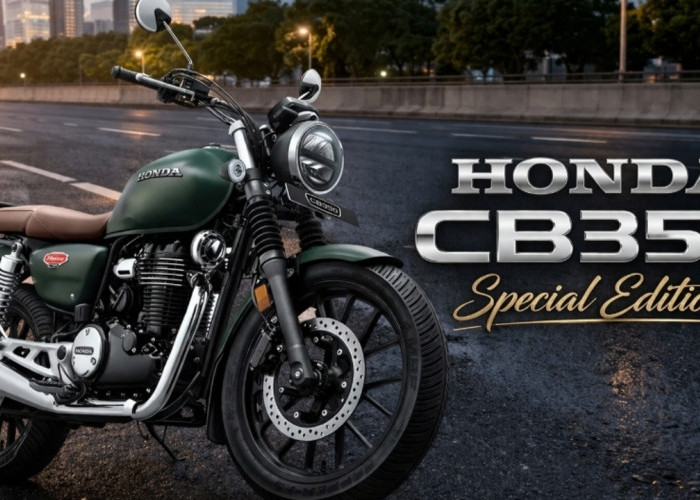 Motor Retro Rasa Premium! Honda CB350 Special Edition Punya Desain yang Bikin Jatuh Hati