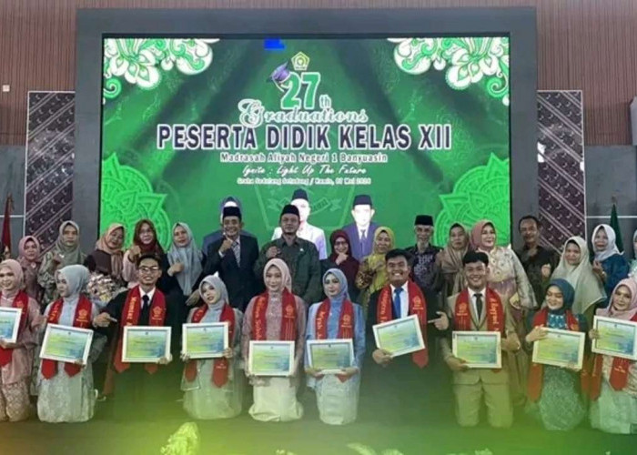 Pelepasan Siswa MAN 1 Banyuasin, Kepala Madrasah Bekali Murid dengan 4 Konsep Menuju Sukses