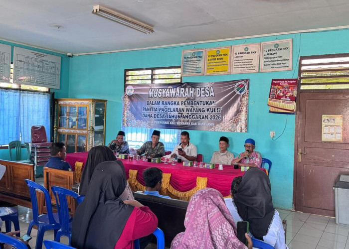 Sambut 1 Muharam, Desa Purwosari Bentuk Panitia Pagelaran Wayang Kulit dana desa Anggaran 2026