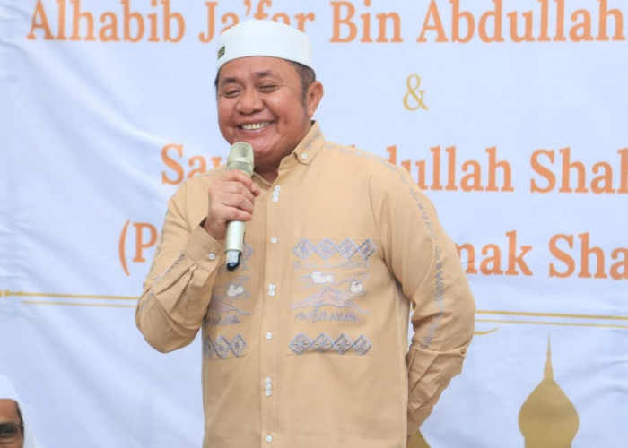 Hadiri Haul Habib Ja’far, Gubernur Herman Deru Tekankan Pentingnya Pendidikan Agama dan Akhlak Generasi Muda