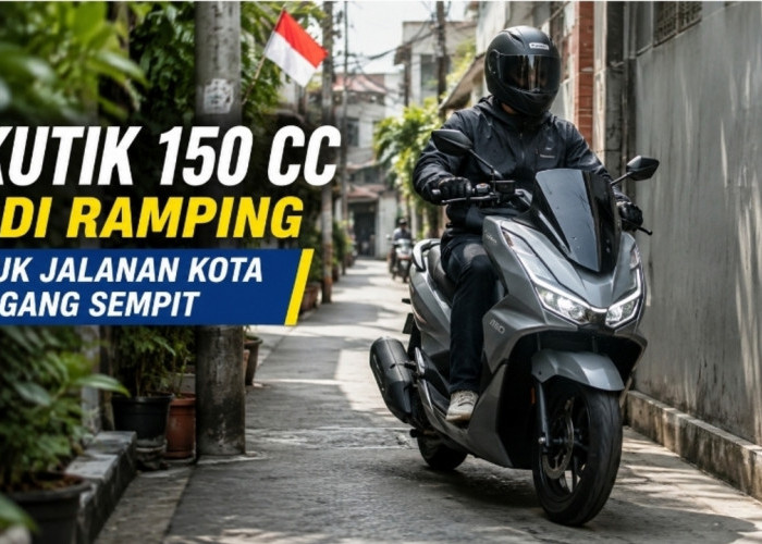 Skutik 150 cc Bodi Ramping, Pilihan Ideal untuk Jalanan Kota dan Gang Sempit