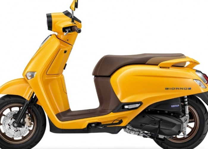 Tampil Berkelas! Honda Giorno+ 2026 Usung Gaya Retro Modern yang Makin Premium