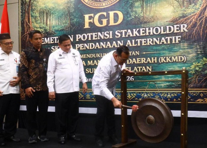 Sekda Sumsel Buka FGD Mangrove, Tekankan Peran Strategis dan Kolaborasi Multipihak