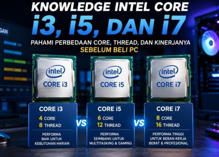 Pahami Core dan Thread Intel Core i3, i5, i7 Sebelum Membeli PC