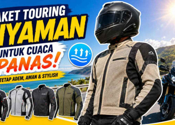Jangan Salah Pilih! Ini 10 Jaket Touring Paling Nyaman untuk Cuaca Panas, Bikin Perjalanan Jauh Tetap Adem