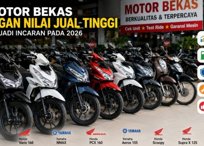 8 Motor Bekas dengan Nilai Jual Tinggi, Tetap Jadi Incaran pada 2026