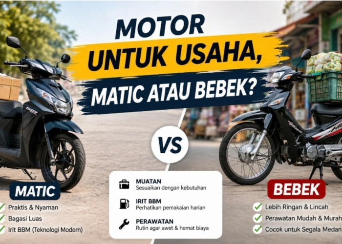 Motor Usaha Harian: Matic atau Bebek, Mana yang Lebih Hemat BBM?