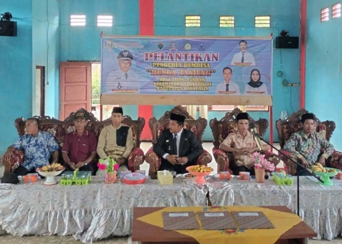 Pelantikan Pengurus BUM Desa Bunga Tanjung, Dorong Kemandirian Ekonomi Desa