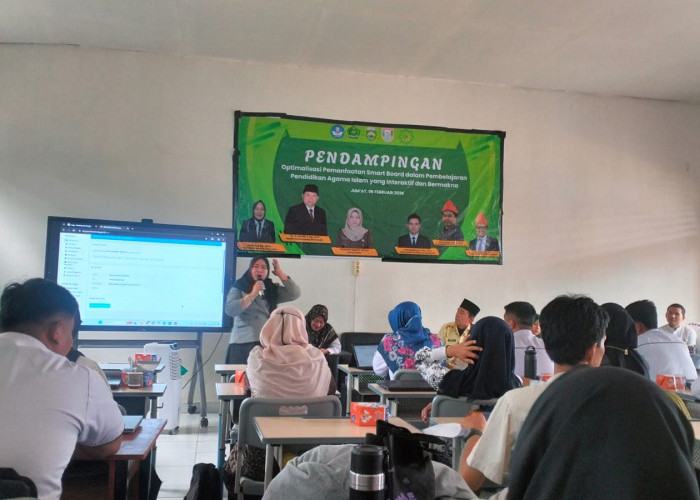 MGMP PAI SMA/SMK Banyuasin Sukses Gelar Musyawarah dan Seminar Smart Board, Adi Irawan Terpilih sebagai Ketua
