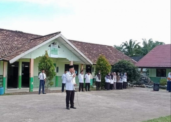 Lokal Belajar MTsN 1 Banyuasin Bakal Diperbaiki Melalui Anggaan PUPR