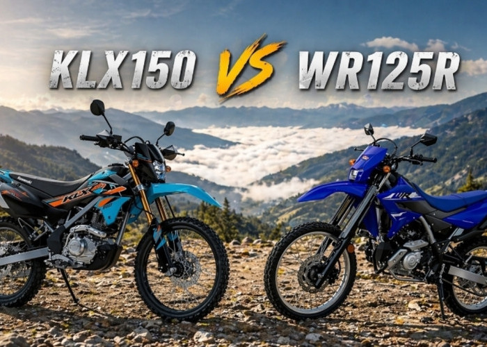 KLX150 vs WR125R: Duel Suspensi, Tenaga, dan Ketangguhan di Medan Berat
