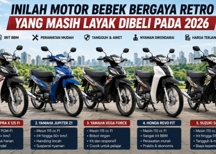 Inilah Motor Bebek Bergaya Retro yang Masih Layak Dibeli pada 2026