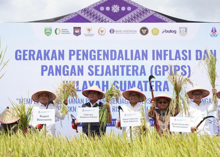 GPIPS Wilayah Sumatera Digelar di Persawahan Banyuasin, Herman Deru Perkuat Sinergi TPID dan BI