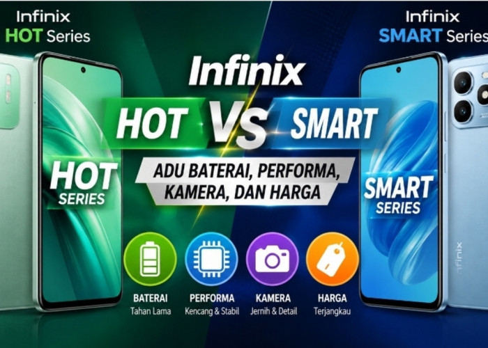 Infinix Hot vs Smart: Adu Baterai, Performa, Kamera, dan Harga