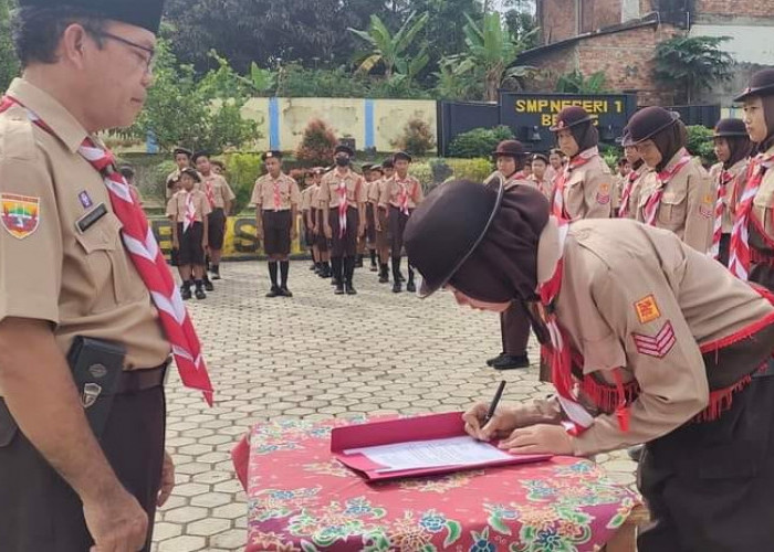 DKP SMPN 1 Betung Dilantik, Ini Pesan Wakamabigus 