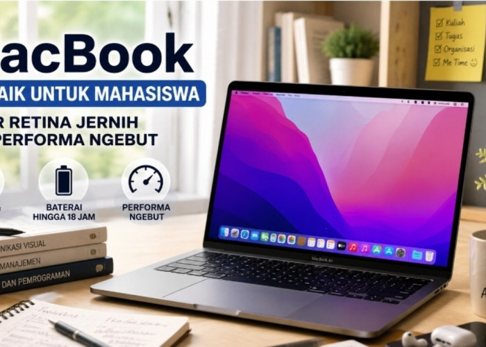 5 MacBook Terbaik untuk Mahasiswa, Layar Retina Jernih dan Performa Ngebut