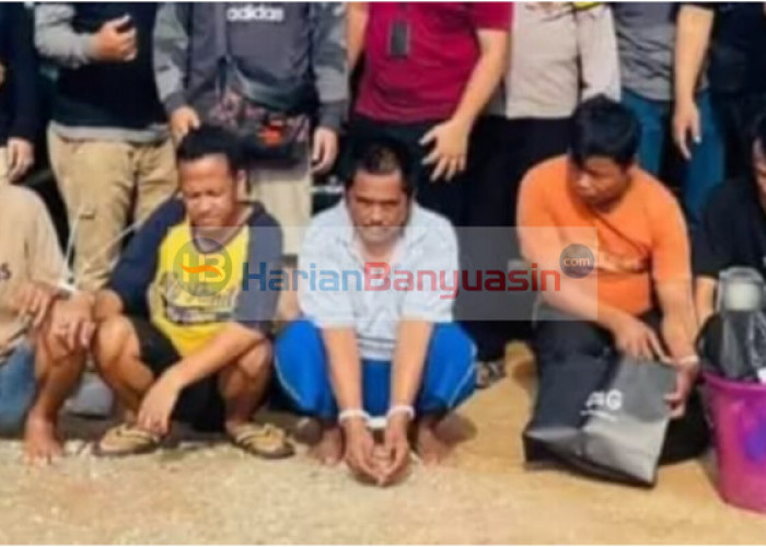 Kampung Nelayan Sungsang Digerebek Polisi, 5 Tersangka Diamankan dari 4 TKP