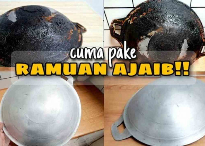 Cara Mudah Membersihkan Kerak Membandel pada Wajan Gosong Menggunakan Bahan Dapur