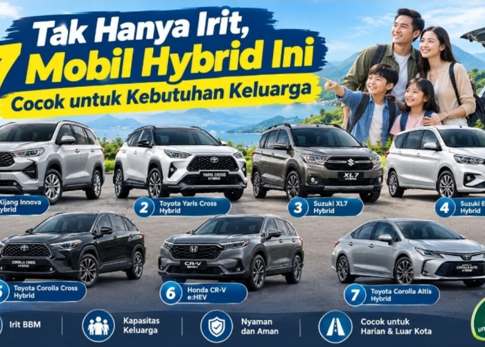 Tak Hanya Irit, 7 Mobil Hybrid Ini Cocok untuk Kebutuhan Keluarga