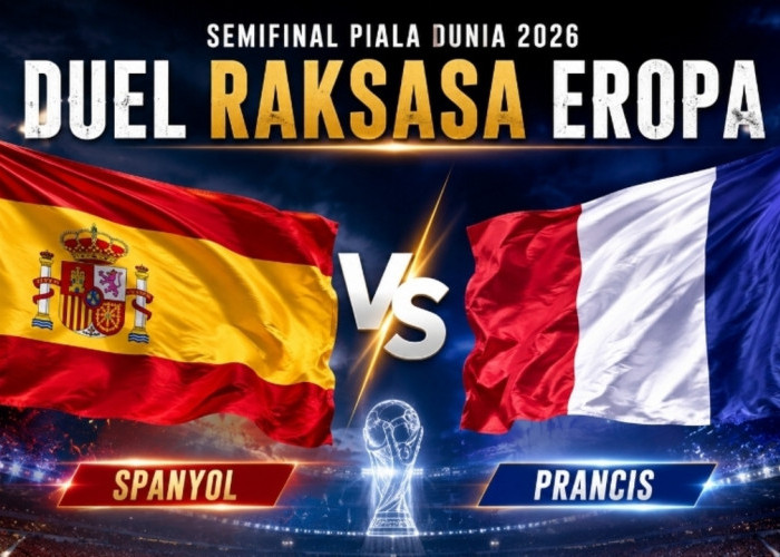 Prancis vs Spanyol di Semifinal Piala Dunia 2026, Duel Klasik Perebutkan Tiket ke Final
