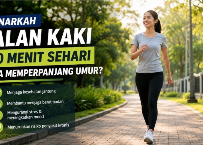 Rutin Jalan Kaki 30 Menit Setiap Hari, Apa Benar Bisa Bikin Umur Lebih Panjang?