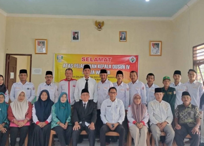 Pelantikan Kadus IV Desa Galang Tinggi Berlangsung Khidmat, Diharapkan Tingkatkan Pelayanan Masyarakat