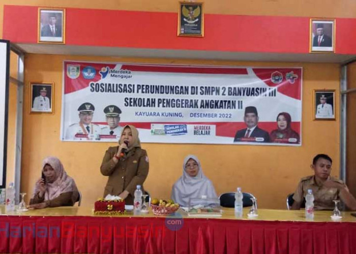 SMPN 2 Banyuasin III Gelar Sosialisasi Anti Perundungan 