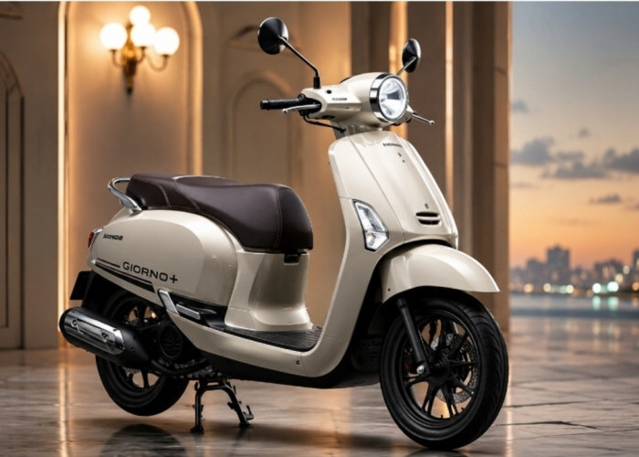 Honda Giorno+ 2026 Tampil Makin Elegan, Teknologi Canggihnya Bikin Skutik Retro Ini Sulit Ditolak