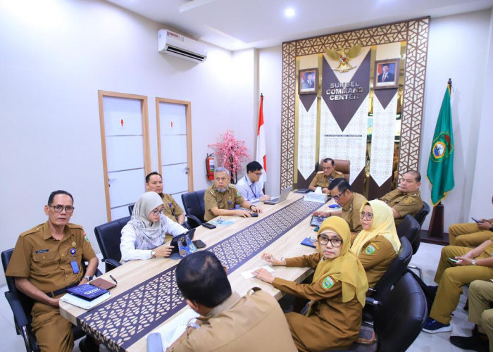 Sekda Sumsel Ikuti Rakornas Pengendalian Inflasi dan Kesiapsiagaan Idul Fitri 1447 H