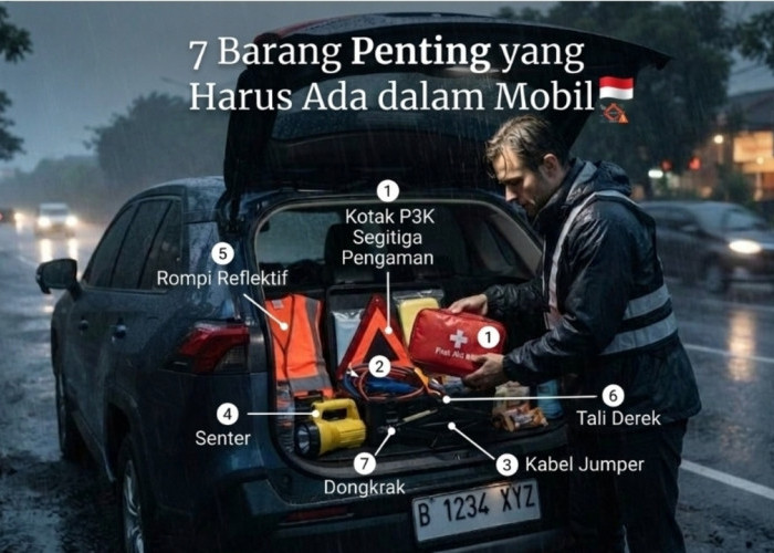 Berkendara Saat Cuaca Tak Menentu? Siapkan 7 Barang Penting Ini di Dalam Mobil