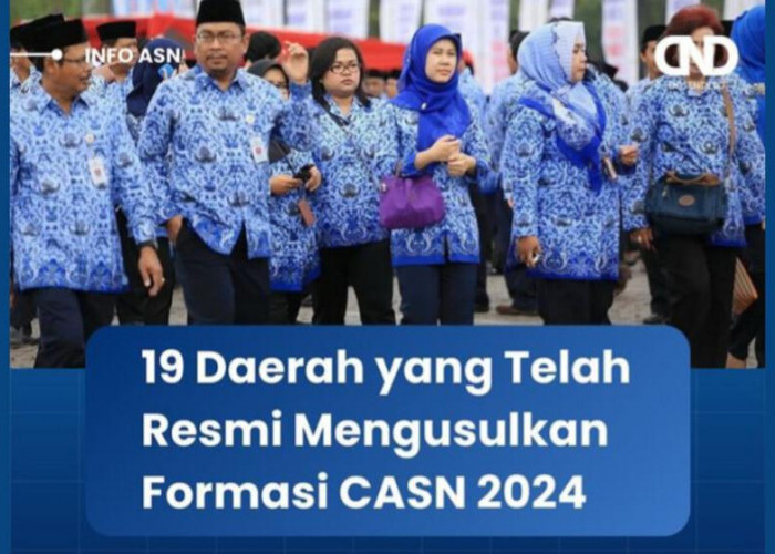 19 Daerah Telah Mengusulkan Formasi CASN 2024, Cek Adakah Daerahmu