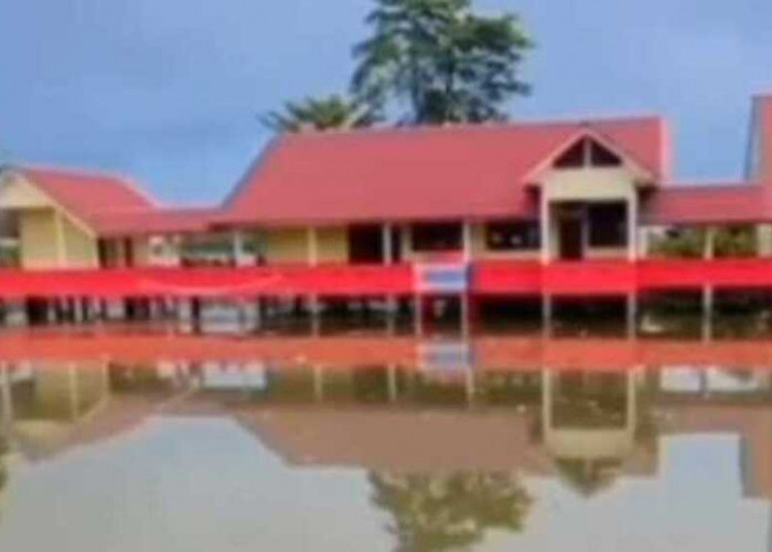7 Sekolah di Kecamatan Rantau Bayur Banyuasin Terendam Banjir, Disdikbud Banyuasin Lakukan Kebijakan Ini