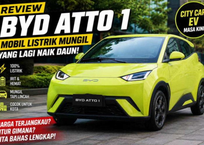 Review BYD Atto 1: Kecil-Kecil Bikin Heboh, Mobil Listrik Ini Siap Ganggu Pasar City Car
