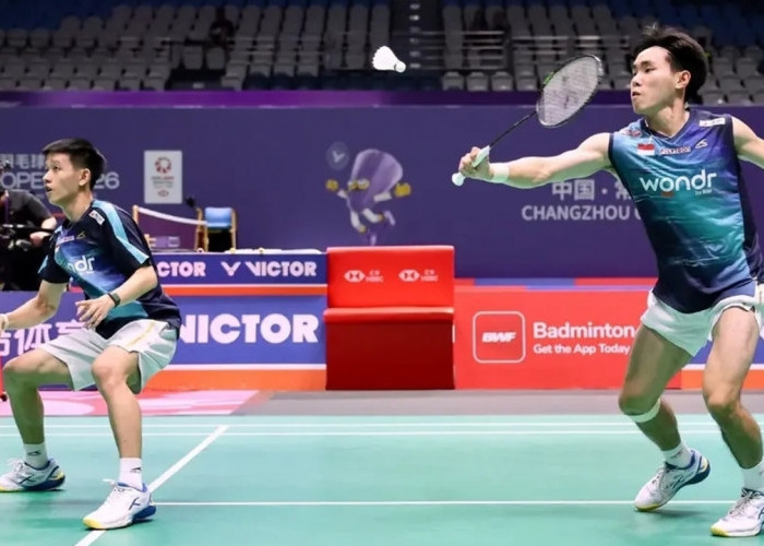 Chinese Open 2026: Raymond Indra/Nikolaus Joaquin Lolos ke 16 Besar Usai Menang Tiga Gim