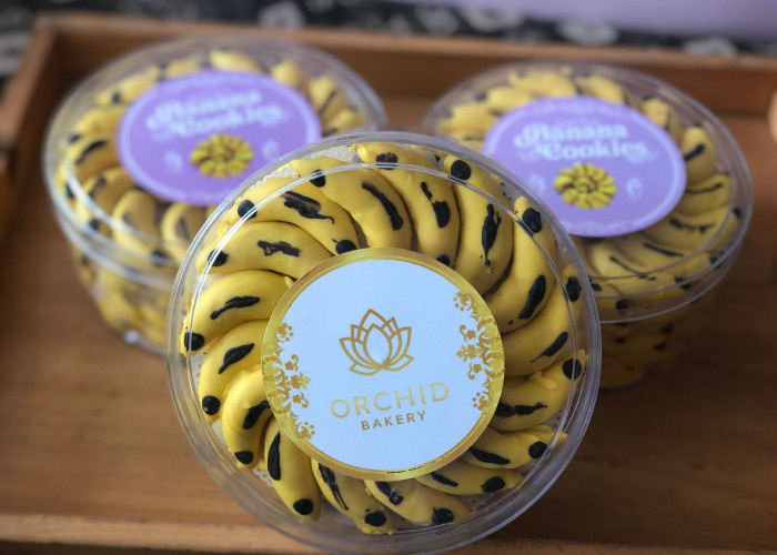 Pisang Didalam Toples, Banana Cookies Orchid Bakery Palembang Jadi Rebutan Jelang Lebaran
