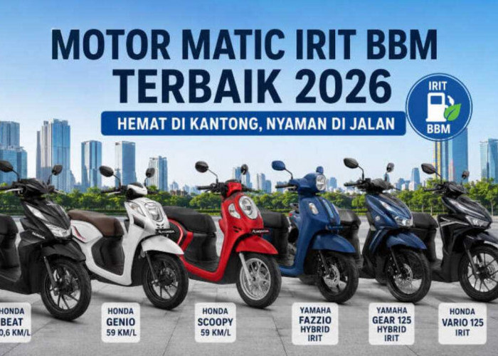 Motor Matic Irit BBM Terbaik 2026, Cocok untuk Harian dan Dompet Tetap Aman
