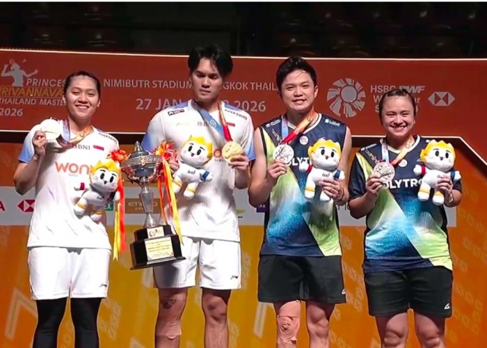 Adnan/Indah Juara Thailand Masters 2026, Bobby/Melati Puas Jadi Runner Up