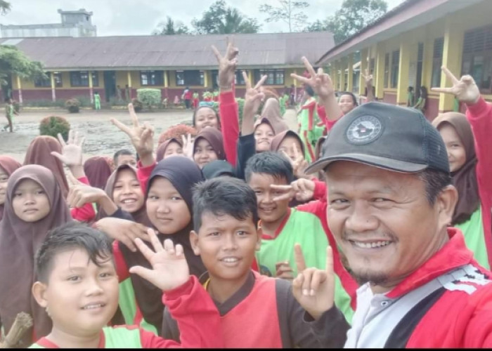 Tumbuhkan Sikap Pelajar Pancasila, SDN 5 Muara Sugihan Ajak Siswa Gotong Royong