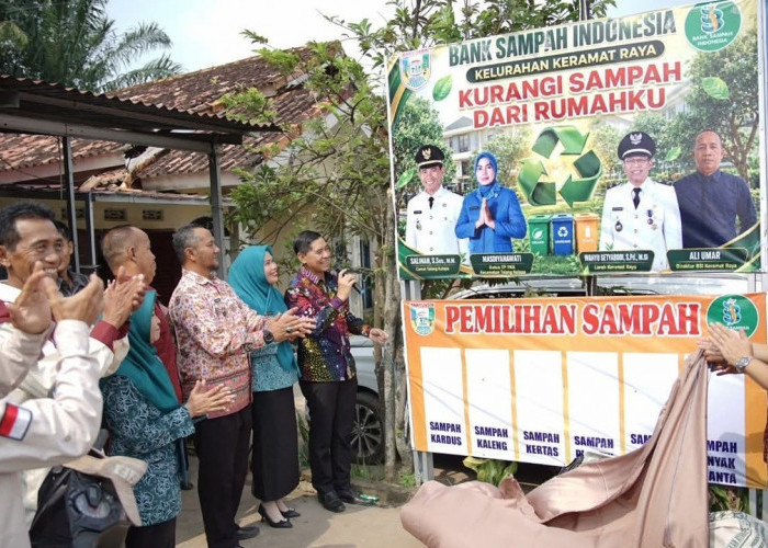 Launching Bank Sampah Keramat Raya, Wujudkan Lingkungan Bersih dan Bernilai Ekonomi
