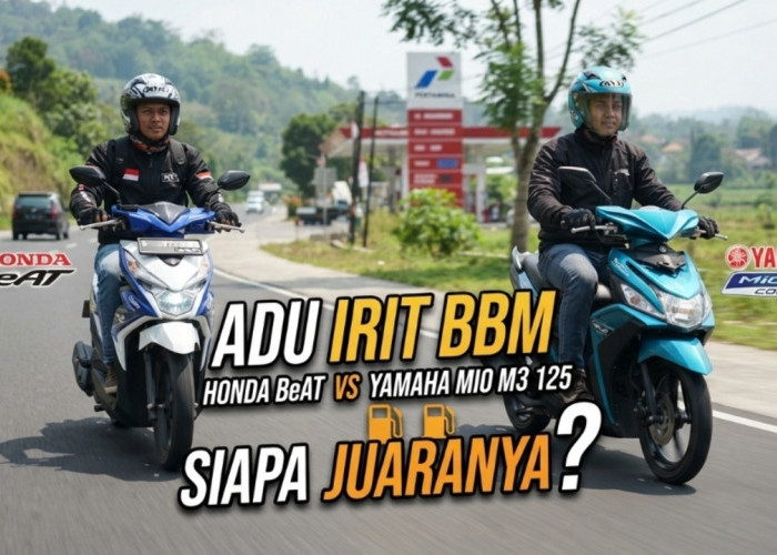 Adu Irit Honda BeAT vs Yamaha Mio M3 2026, Siapa Juara BBM?