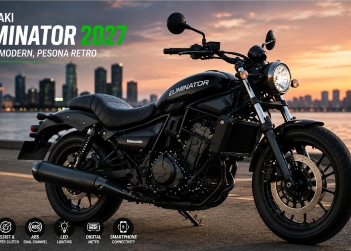 Kawasaki Eliminator 2027 Tampil Makin Elegan, Cruiser Modern dengan Pesona Retro