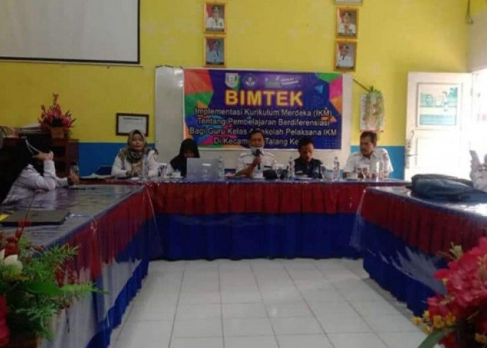 Guru di Talang Kelapa Ikuti Bimtek IKM Pembelajaran Berdiferensiasi