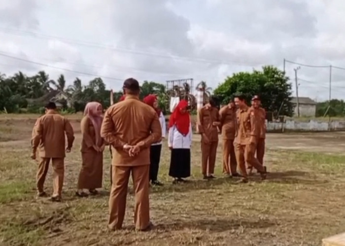 Desa KP Permata Rutin Apel Pagi, Kades: Yang Telat Diberi Sanksi