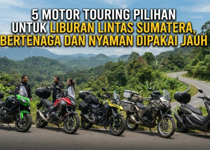 5 Motor Touring Pilihan untuk Liburan Lintas Sumatera, Bertenaga dan Nyaman Dipakai Jauh